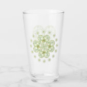 ハイビスカス&レースホワイト タンブラーグラス (裏面)