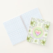 ハイビスカス&レースホワイト ノートブック (内部)