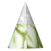 ハイビスカス&レースホワイト パーティーハット (裏面)