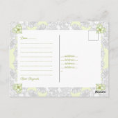 ハイビスカス&レースホワイト ポストカード (裏面)