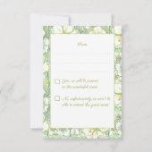 ハイビスカス&レースホワイト 出欠カード (裏面)