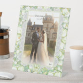 ハイビスカス&レースホワイト 台座サイン (インサイチュ)