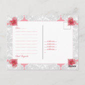 ハイビスカス&レースポストカード ポストカード (裏面)