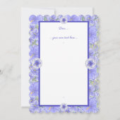 ハイビスカス&レースBLUE (裏面)