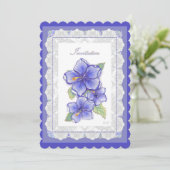 ハイビスカス&レースBLUE (スタンド正面)