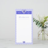 ハイビスカス&レースBLUE (スタンド正面)