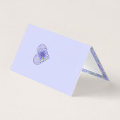 ハイビスカス&レースBLUE (裏面)