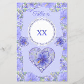 ハイビスカス&レースBLUE (裏面)