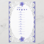 ハイビスカス&レースBLUE (正面)