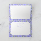 ハイビスカス&レースBLUE カード (内部)