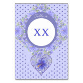 ハイビスカス&レースBLUE テーブルナンバー (裏面)