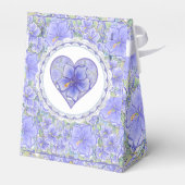 ハイビスカス&レースBLUE フェイバーボックス (裏面サイド)