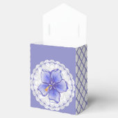 ハイビスカス&レースBLUE フェイバーボックス (オープン)