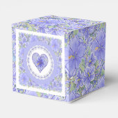 ハイビスカス&レースBLUE フェイバーボックス (裏面サイド)