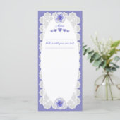 ハイビスカス&レースBLUE メニュー (スタンド正面)