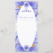 ハイビスカス&レースBLUE メニュー (正面)