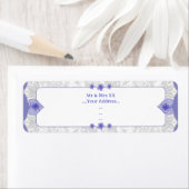 ハイビスカス&レースBLUE ラベル (インサイチュ)