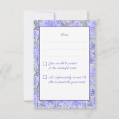 ハイビスカス&レースBLUE 出欠カード (裏面)