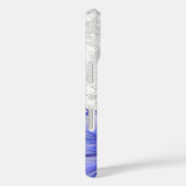 ハイビスカス&レースBLUE Case-Mate iPhoneケース (裏面 / 右)