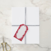 ハイビスカス&レースRED ギフトタグ (より糸付き)