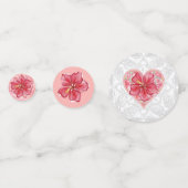 ハイビスカス&レースRED コンフェッティ (正面)