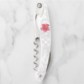 ハイビスカス&レースRED ソムリエナイフ (正面)