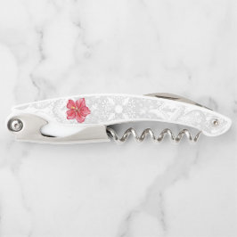 ハイビスカス&レースRED ソムリエナイフ