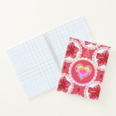 ハイビスカス&レースRED ノートブック (内部)