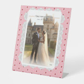 ハイビスカス&レースRED 台座サイン (正面)