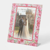 ハイビスカス&レースRED 台座サイン (正面)