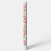 ハイビスカス&レースRED SAMSUNG GALAXYケース (左側面)