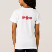 ハイビスカス&レースRED Tシャツ (裏面)