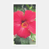 ハイビスカス・ロサ・シネンシスの赤い花 (正面)