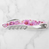 ハイビスカス – 中国のバラ花柄 ソムリエナイフ (裏面)