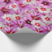ハイビスカス – 中国のバラ花柄 ラッピングペーパー (角)