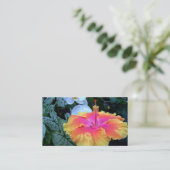 ハイビスカス 名刺 (スタンド正面)