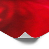 ハイビスカス（赤） ポスター (角)