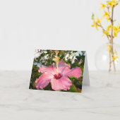 ハイビスカス- L カード (黄色い花)