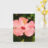 ハイビスカス- V カード (黄色い花)