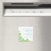 ハイビスカスDelight日付を保存 マグネット (インサイチュ (食洗機))