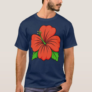 ハイビスカスTシャツ22 Tシャツ