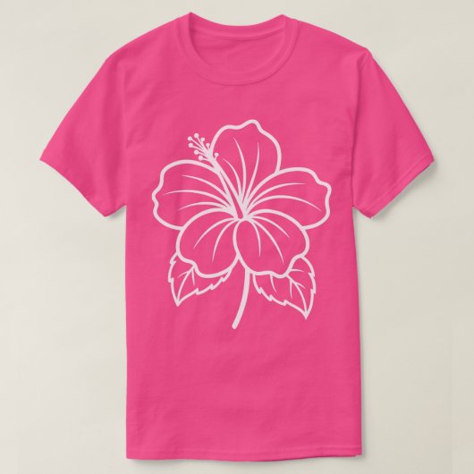 ハイビスカスTシャツ24 Tシャツ (デザイン正面)