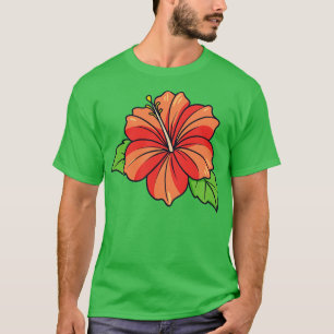 ハイビスカスTシャツ2 Tシャツ