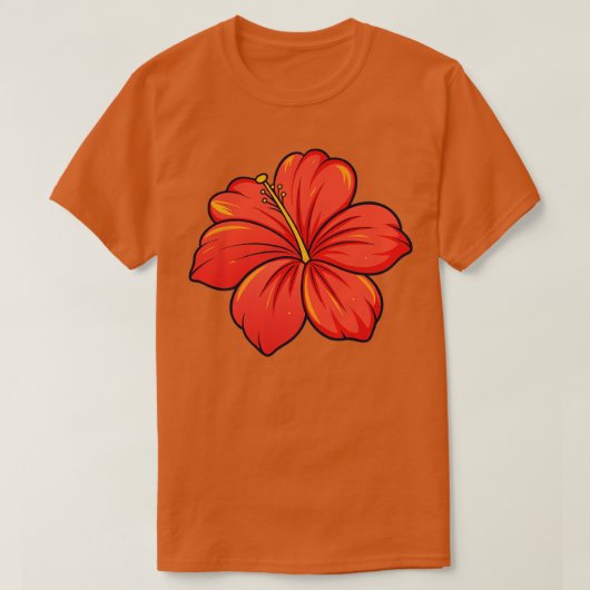 ハイビスカスTシャツ30 Tシャツ (デザイン正面)