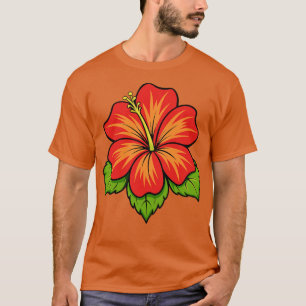 ハイビスカスTシャツ31 Tシャツ