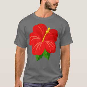 ハイビスカスTシャツ3 Tシャツ