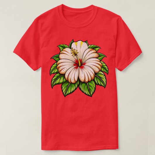 ハイビスカスTシャツ7 Tシャツ (デザイン正面)