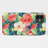 ハイビスカラフルカスパターン Case-Mate iPhoneケース (裏面(横))