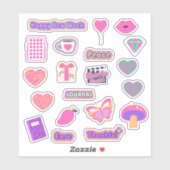 ハイビブカスタムカットビニールステッカーシートV3 シール (シート)