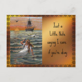 ハイビベヴィンテージリトルマーメイドアート ポストカード (正面)